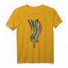 Regenbogen mehrfarbige Roller Maler Geschenk T-Shirt – Kreatives Kunst T-Shirt für Künstler, Kunstlehrer und Kinder