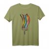Regenbogen mehrfarbige Roller Maler Geschenk T-Shirt – Kreatives Kunst T-Shirt für Künstler, Kunstlehrer und Kinder