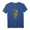 Regenbogen mehrfarbige Roller Maler Geschenk T-Shirt – Kreatives Kunst T-Shirt für Künstler, Kunstlehrer und Kinder