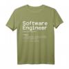Software Engineer Definition Shirt - Lustiges Programmierer T-Shirt mit Code Meme & Geschenkidee für IT-Profis