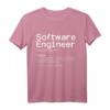 Software Engineer Definition Shirt - Lustiges Programmierer T-Shirt mit Code Meme & Geschenkidee für IT-Profis