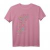 Bunte Blumen Blüten Blumenranke Frühling Natur Yoga T-Shirt – Perfekt für Frühling, Sommer, Festivals und besondere Anlässe