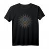 Blume des Lebens Chakra Sacred Geometry T-Shirt – Spirituelles Design für Meditation, Yoga & Esoterik-Liebhaber, perfektes Geschenk für besondere Anlässe