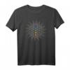 Blume des Lebens Chakra Sacred Geometry T-Shirt – Spirituelles Design für Meditation, Yoga & Esoterik-Liebhaber, perfektes Geschenk für besondere Anlässe