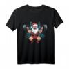 Weihnachten Gym Bodybuilding Ugly Fitness Weihnachtsmann T-Shirt – Lustiges Fitness Motiv für Männer und Frauen, ideal als Weihnachtsgeschenk für Trainer, Powerlifter & Gym Partner