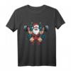 Weihnachten Gym Bodybuilding Ugly Fitness Weihnachtsmann T-Shirt – Lustiges Fitness Motiv für Männer und Frauen, ideal als Weihnachtsgeschenk für Trainer, Powerlifter & Gym Partner