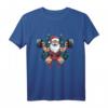 Weihnachten Gym Bodybuilding Ugly Fitness Weihnachtsmann T-Shirt – Lustiges Fitness Motiv für Männer und Frauen, ideal als Weihnachtsgeschenk für Trainer, Powerlifter & Gym Partner