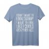 Lustiges Workout T-Shirt: 'I Don't Want To Look Skinny I Want To Look Like I Could Kick Your Ass' – Perfektes Geschenk für Sportbegeisterte und Fitnessfans