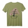 Japanisches Bonsai Sakura Kirschblüten Baum T-Shirt – Perfekt für Zen, Meditation und Japan-Liebhaber