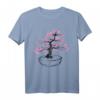 Japanisches Bonsai Sakura Kirschblüten Baum T-Shirt – Perfekt für Zen, Meditation und Japan-Liebhaber