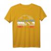 Retro Bonsai Tree T-Shirt - Vintage Sunset Design für Garten- und Kulturbegeisterte, Yoga & Meditation Fans