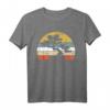 Retro Bonsai Tree T-Shirt - Vintage Sunset Design für Garten- und Kulturbegeisterte, Yoga & Meditation Fans