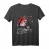 Japanese Tree Red Moon With Birds Flying in Background T-Shirt – Künstlerisches Naturmotiv im japanischen Stil