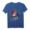 Japanese Tree Red Moon With Birds Flying in Background T-Shirt – Künstlerisches Naturmotiv im japanischen Stil