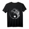 Yin Yang Bonsai Baum T-Shirt mit Buddha & Zen Meditation Motiv - Spirituelle Kleidung für Buddhisten, Yogis und Zen-Fans