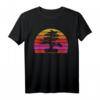 Retro Bonsai Baum T-Shirt mit Buddha, Japan & Yoga - Perfektes Geschenk für Bonsai-, Meditations- & Kunstliebhaber