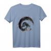 Aquarell Bonsai Baum Enso Kreis Kalligraphie T-Shirt – Buddhismus, Zen, Meditation & Yoga Geschenk für Liebhaber japanischer Kunst