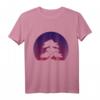 Lila Bonsai Sonnenuntergang T-Shirt – Surreales Japan-Design in Retro-Optik für Natur- und Sonnenuntergang-Fans