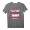 Wer braucht Superhelden wenn man besten Bonus Papa hat T-Shirt – Perfektes Vatertagsgeschenk für Stiefväter und Bonusväter