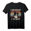Ich mache was ich will Border Collie Vintage Retro T-Shirt - Lustiges Geschenk für Hundeliebhaber zu Weihnachten