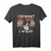 Ich mache was ich will Border Collie Vintage Retro T-Shirt - Lustiges Geschenk für Hundeliebhaber zu Weihnachten