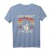 Ich mache was ich will Border Collie Vintage Retro T-Shirt - Lustiges Geschenk für Hundeliebhaber zu Weihnachten
