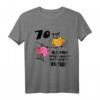 Lustige 70 Jahre Deko Geschenkkiste für Frauen – Witziges Oberteil und Accessoires für den 70. Geburtstag, ideal als Geschenk und Dekoration