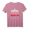 HapKitten Berlin Fan T-Shirt mit Brandenburger Tor – Souvenir und Outfit für Berlin-Liebhaber & Touristen