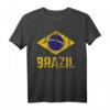BRASILIEN Flagge T-Shirt für Damen, Herren & Kinder - Retro Design, klassisch geschnitten, perfekt für Brasilien-Fans