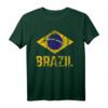 BRASILIEN Flagge T-Shirt für Damen, Herren & Kinder - Retro Design, klassisch geschnitten, perfekt für Brasilien-Fans