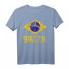 BRASILIEN Flagge T-Shirt für Damen, Herren & Kinder - Retro Design, klassisch geschnitten, perfekt für Brasilien-Fans