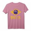 BRASILIEN Flagge T-Shirt für Damen, Herren & Kinder - Retro Design, klassisch geschnitten, perfekt für Brasilien-Fans