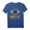 BRASILIEN Flagge T-Shirt für Damen, Herren & Kinder - Retro Design, klassisch geschnitten, perfekt für Brasilien-Fans