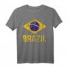 BRASILIEN Flagge T-Shirt für Damen, Herren & Kinder - Retro Design, klassisch geschnitten, perfekt für Brasilien-Fans
