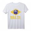 BRASILIEN Flagge T-Shirt für Damen, Herren & Kinder - Retro Design, klassisch geschnitten, perfekt für Brasilien-Fans