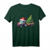 Weihnachtsmann-Traktor & beleuchteter Weihnachtsbaum – Festliches Bauernhof T-Shirt für Landwirte, Traktor-Enthusiasten & Weihnachtsfans