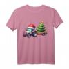 Weihnachtsmann-Traktor & beleuchteter Weihnachtsbaum – Festliches Bauernhof T-Shirt für Landwirte, Traktor-Enthusiasten & Weihnachtsfans