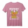 Bratwurst & Bier Darum Bin Ich Hier T-Shirt – Lustiges Grill- und Bier-Outfit für Wurst- und Bierliebhaber, perfektes Geschenk für Griller