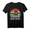 Never Forget Audio Cassette T-Shirt - Lustiges Retro Geschenk für Musikliebhaber aus den 70er, 80er und 90er Jahren