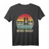 Never Forget Audio Cassette T-Shirt - Lustiges Retro Geschenk für Musikliebhaber aus den 70er, 80er und 90er Jahren