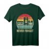 Never Forget Audio Cassette T-Shirt - Lustiges Retro Geschenk für Musikliebhaber aus den 70er, 80er und 90er Jahren