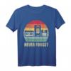 Never Forget Audio Cassette T-Shirt - Lustiges Retro Geschenk für Musikliebhaber aus den 70er, 80er und 90er Jahren