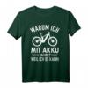 E-Bike Fahrrad T-Shirt mit Spruch - Lustiges Fahrrad Design Geschenk für Radfahrer, Mountainbike & E-Bike Fans zum Vatertag