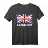 London Union Jack Fahne T-Shirt – England Souvenir & Geschenk für London-Reisende