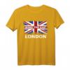 London Union Jack Fahne T-Shirt – England Souvenir & Geschenk für London-Reisende