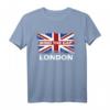 London Union Jack Fahne T-Shirt – England Souvenir & Geschenk für London-Reisende