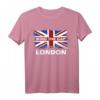 London Union Jack Fahne T-Shirt – England Souvenir & Geschenk für London-Reisende