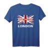 London Union Jack Fahne T-Shirt – England Souvenir & Geschenk für London-Reisende