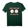 Biker Motorrad T-Shirt mit Humor - Press Them Here And Hang On Boobs Target Back-Design für Motorradfahrer & Geschenke