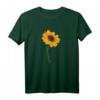 Think Positive Hello Spring Sonnenblume T-Shirt für Sie – Inspirierende Frühlingsmode mit motivierendem Blumenmotiv